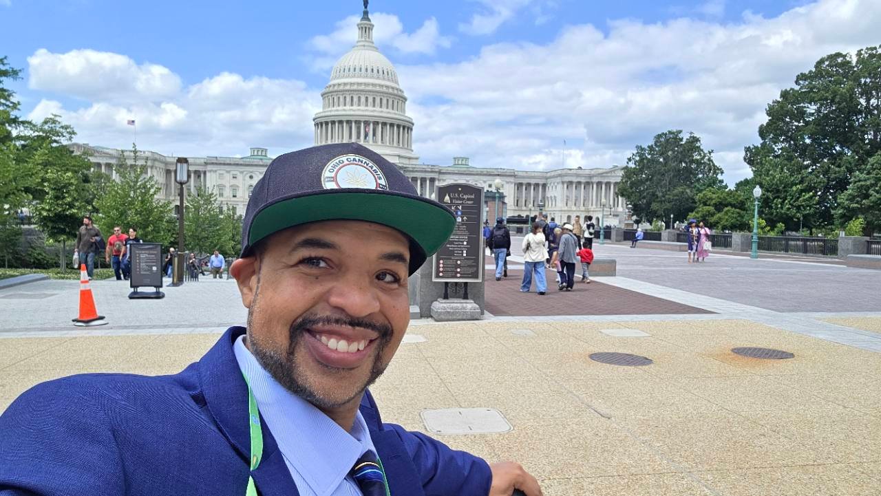 Ohio Cannabis Live founder Mastamynd in Washington, D.C.