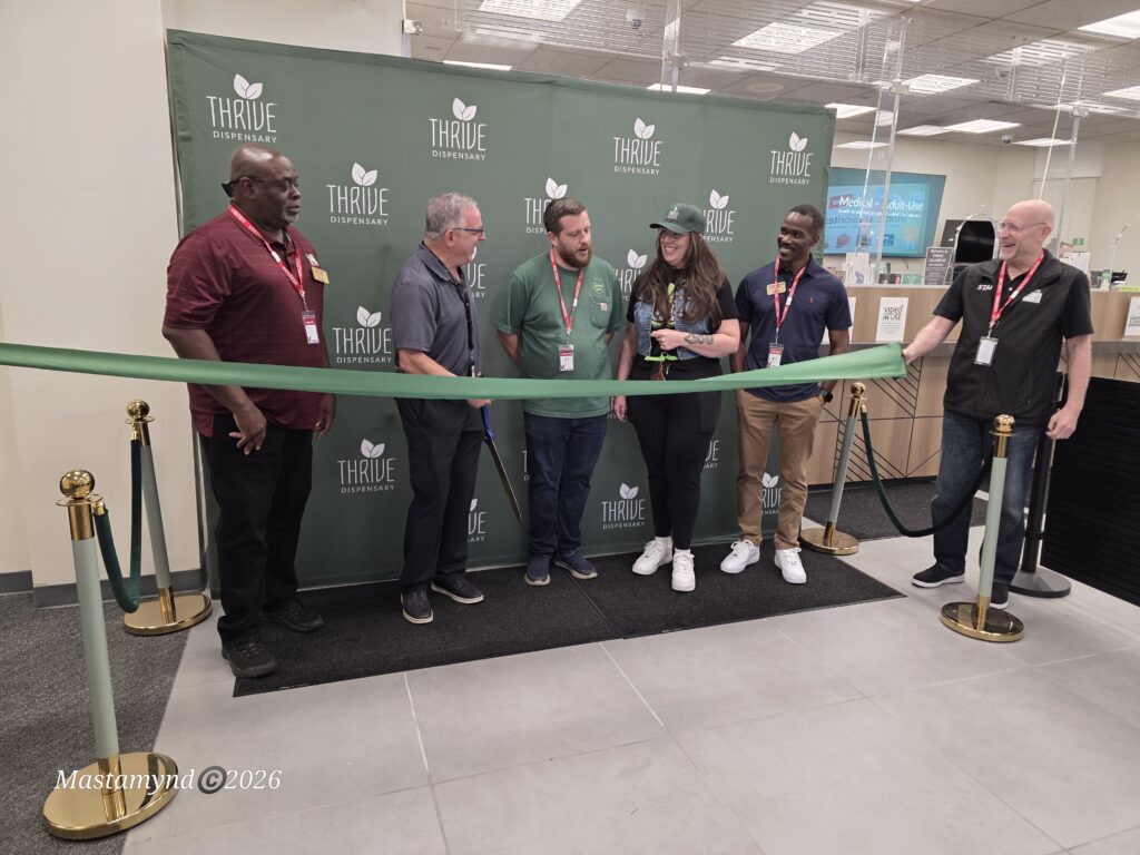 Original Mastamynd photograph from Thrive Dispensary grand opening in Reynoldsburg Ohio